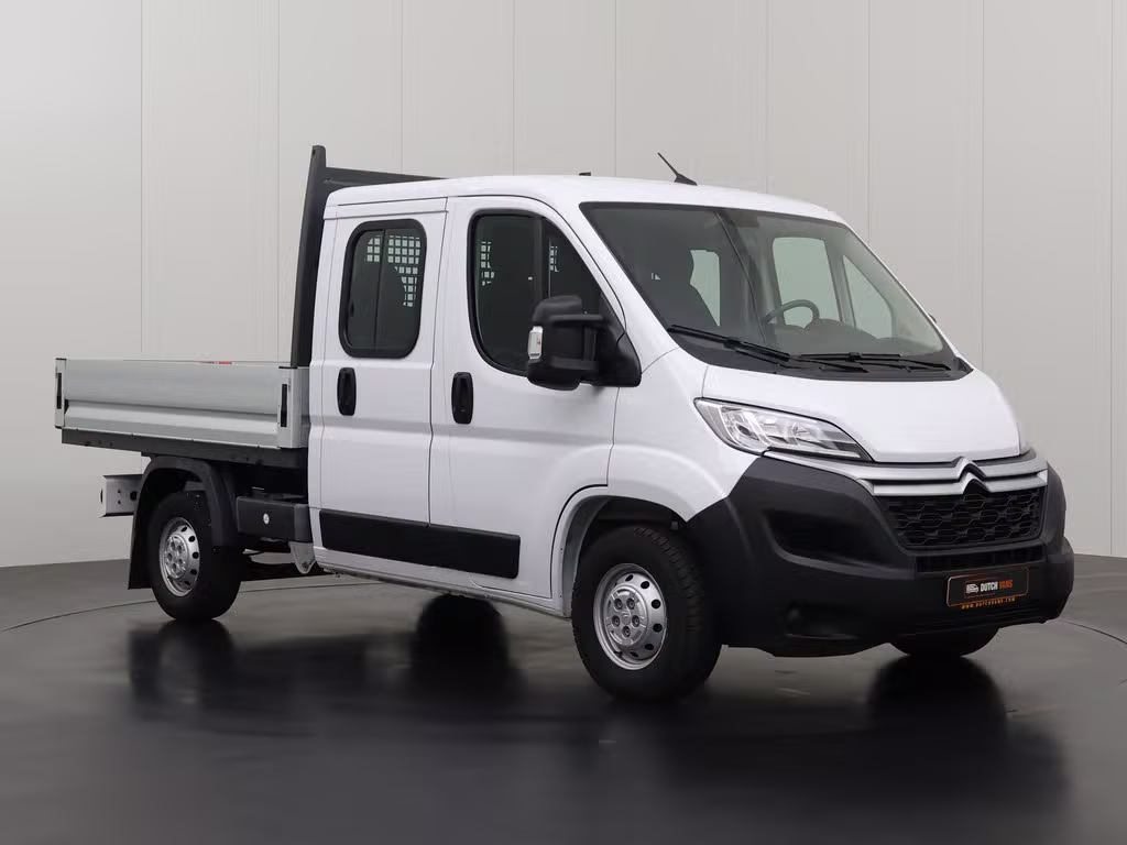 Citroën Jumper 2.2HDi 140PK Dubbele Cabine Open Laadbak | 7-Peroons | 52.087 km | 2023 | 140 pk